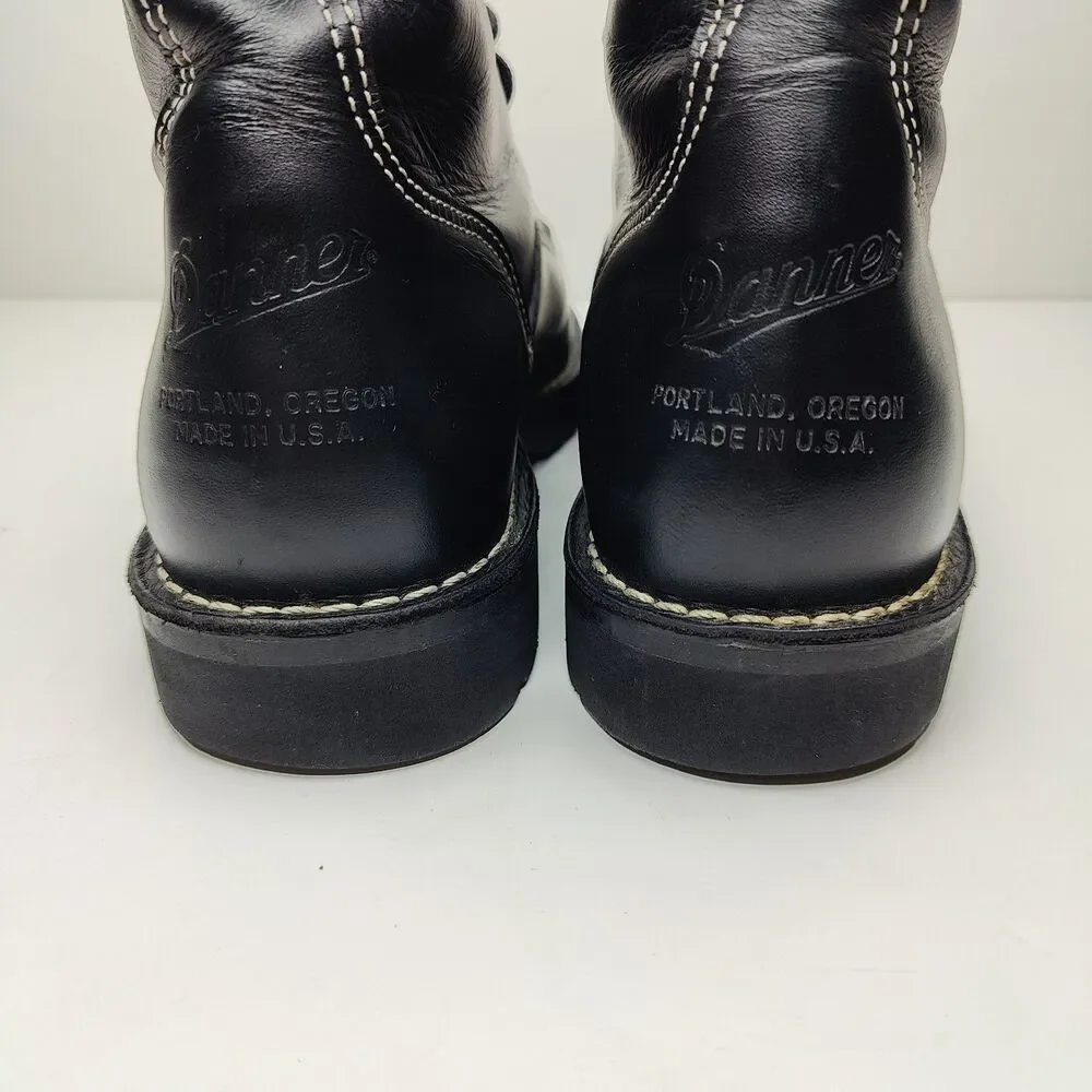 Danner Bull Run 105 Black Mountain Boots Size 10 EE Made In USA Vibram